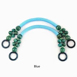 2/4Pcs 37/48cm Wooden Beaded Purse Frame Rope Wrapped Bag Handles for Crochet Beach Totes DIY Bags Making Replacement Supplies