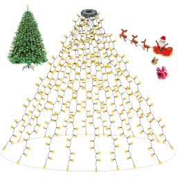 LED Christmas String Lights 8 Lighting Modes Fairy Lights Christmas Lights for Holiday Home Party Decora Indoor Outdoor 400 LEDs