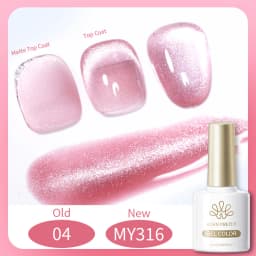 BORN PRETTY 10ml Silver Water Light Cat Magnetic Gel Nail Polish Nail Supplies Vernis Semi Permanent Gel for Fall Winter Nails