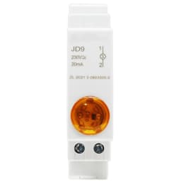 Din Rail Mount LED Signal Lamp Series AC/DC 24V 220V Indicating Indication Pilot Lights JD9