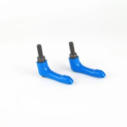 M5 M6 Solid Adjustable handle clamping lever arms tension levers blue color