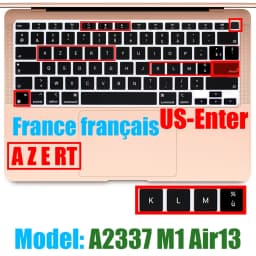 For Macbook Air13 M1 Chip Keyboard Cover Laptop Silicone Protective Film For Macbook A2337 13.3Air Keyboard Cases Release 2020