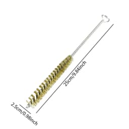 Pipe Brush Flexible Small Multipurpose Remove Rust Brass Brush Durable Tube Brush for Cleaning Polishing Tube Bottles Automotive