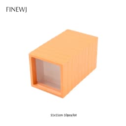 Lot of 10pcs 3D Floating Frame Display Stand Gift Ornament Organizer PE Film Anti-Oxidation Medallions Coin Jewelry Storage Box