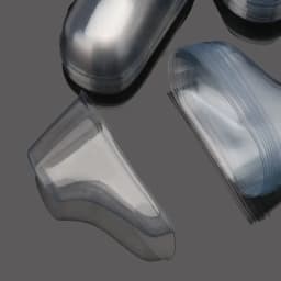 10Pcs Clear Plastic Baby Booties Display Socks ReusableChild Booties Showcase Holder 8-12cm Baby Feet Supports PVC Plastic Rack