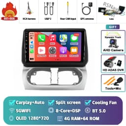 Android 16 Carplay Auto Screen Car Radio Multimedia Player For Opel Combo Corsa Tigra 2001-2011 Autoradio Stereo 2Din Head Unit