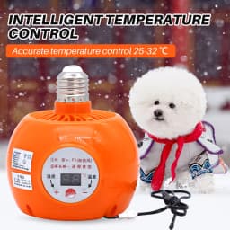 New 220V 150W Heating Lamp Thermostatic Temperature Controller Heater Farm Animal Warm Light For Chicken Piglet Dog Pet Tools