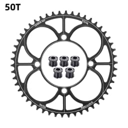 VXM Narrow Wide Chainring 104 BCD with Bolts 30T-52T MTB Chain Ring Oval / Round Coroa 104bcd 38 36 Teeth 8v 9v 10v 11v 12v
