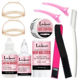 Wig Glue Waterproof Adhesive Bonding Lace Toupee Front Closure and Glue Remover Travel Size Wigs Extension Products for Beginner