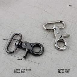 10/50pcs 16mm 19mm 25mm 32mm 38 trigger snap hooks Hardware Accessories metal diy handbags purses trigger snap purse hook
