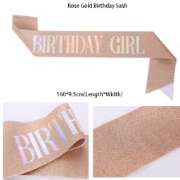 Iridescent Number 16 Paper Star Dot Garland Hanging Bunting for Sweet Rose Gold 16th Happy 16st Birthday Anniversary Party Decor