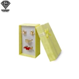 24 Pcs Jewelry Cardboard Gift Boxes for Packaging Decorative Empty Jewelry Boxes Colorful for Earring Necklaces Bracelets Rings