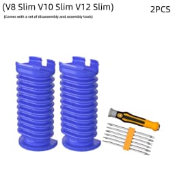 Suitable for Dyson V8 Slim V10 Slim V12 Slim V15 Slim SV18 SV20 Vacuum Cleaner Suction Head Roller Blue Hose (with Tools)
