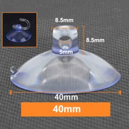 PVC Round Glass Table Top Soft Anti Slip Pads Non Adhesive Bumpers Pad Plastic Suction Pad For Table Glass Top