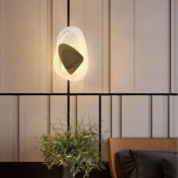 Modern LED Wall Lamp Crystal Art Glass Wall Light Bedside Sconce for BedroomBackground Aisle Stairs Patio Decor Lighting Fixture
