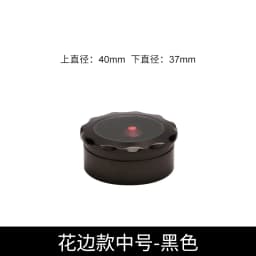 Jewelry Storage Box Gemstone Box Metal Plating Transparent Round Rotating Surface Bare Stone Color Diamond Display Box