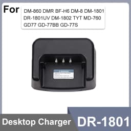 Baofeng DR-1801 Battery USB C Charger Cable Original Car Charger For DM-1801UV DM-860 TYT DM-760 GD-77 Walkie Talkie Accessories