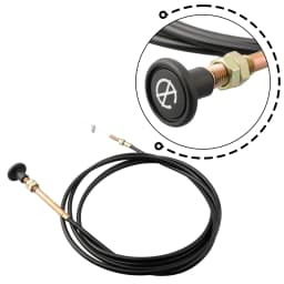 Stop Choke Bowden Cable Wire 2-5m Length Control Bonnet Throttle Engine Fuel For Cars Trucks Vans Engine Flameout Wire Parts