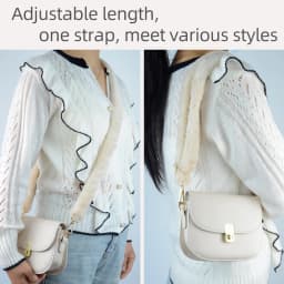 1 Pc Winter Warm Long Length Adjustable Plush Bag Strap Replacement Furry Belt for Women Shoulder Crossbody Bags Accessories