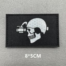 3D Tactical Patches IR Reflective Badge on Backpack Vest Clothing DIY Morale Tactical Badges Hook&Loop Laser Cut Supplies