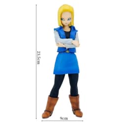 24CM Anime Dragon Ball Z Android 17 18 Figure Android 18 PVC Action Figures Collection Model Toys for Children Christmas Gifts