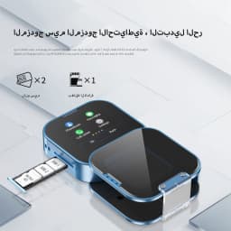 SERVO i19 Rotate Mini Touch Mobile Phone Dual SIM Standby Bluetooth Dialer MP4 Player Magic Voice 2G Small Rotating Screen Phone