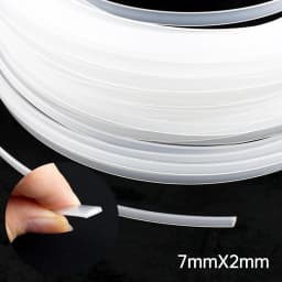 5Meters Meetee Clear Plastic Corset Ribbon Webbing Boning Bra Side Tape Wedding Dress Support Sewing Clothing DIY Accessories
