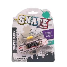 Finger Skateboard Shallow Concave Double Upturned Blister Card Package Fingerboard with Metal Bridge Competitive Fingertip Toy