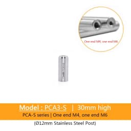 PCA-S/PCA-S1 Series Height 30-100mm Optional Stainless Steel Support Rod 12mm Lifting Adjustment Rod Optical Scientific Research