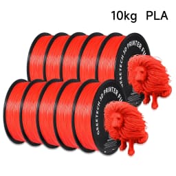 GEEETECH 10Kg In One Box Matte/PETG/Silk PLA/TPU/ABS+ 3D PLA Filament 1.75mm Spool Wire For 3D Printer Material,Safety