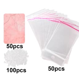 200pcs Earring Display Card Set Marble Design Paper Card Tags with Transparent OPP Bag Suitable for Earrings Jewelry Storage