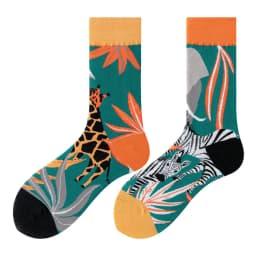 mandarin duck Men's and Women's Socks Original AB Trendy Socks Medium High Tube Socks Flower Fruit Animal Cartoon Cotton Socks