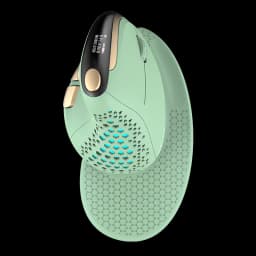 Delux M618XSD Seeker Ergonomic Vertical Mouse with OLED Screen 4000DPI Rechargeable 1000mA Removable Back Cover For Computer