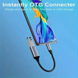 OTG Type C Cable Adapter USB To Type C Adapter Connector For Xiaomi Samsung S23 S22 S20 Xiaomi OTG Data Cable Converter For MacB