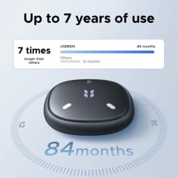 UGREEN FineTrack Mini Duo 2-in-1 Global Positioning Tracker, Smart Bluetooth Item Locator,Anti-Lost Tag for Bags, Keys