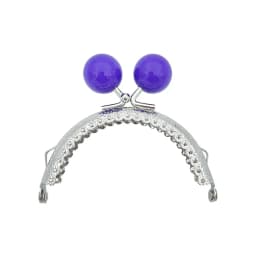 8.5/10.5cm Candy Color Beads Silver Metal Purse Frame Handle for Clutch Bag Handbag Accessories Making Kiss Clasp Lock