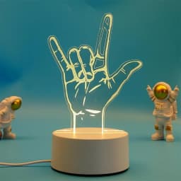 3D Lamp Acrylic USB LED Night Lights Neon Sign Lamp Xmas Christmas Decorations for Home Bedroom Birthday Decor Wedding Gifts