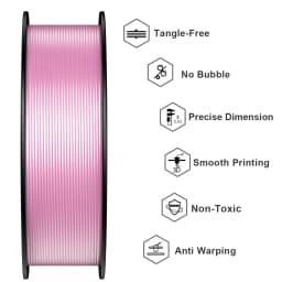 GEEETECH Silk PLA 3d Filament Wire 1kg 1.75mm Spool Wire 3D Printer Material 3D Print Refills, Fast Delivery Vacuum Package