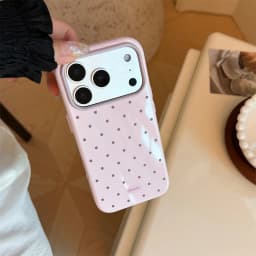 Japan Korean Candy Color Polka Dot Phone Case for iPhone 18 17 17Pro 16 15 14 Pro Max 13 Shockproof Bumper Protective Back Cover
