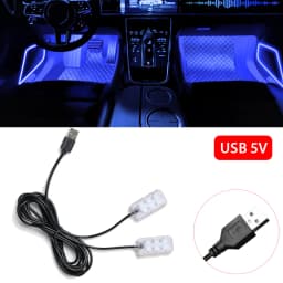 Foot Light Car Accessories LED Car Interior Ambient Foot Light with USB Atmosphere Decorative Lamps