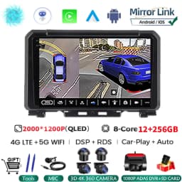 9 Inch Android 16 For Suzuki Jimny JB64 JB74 2018 - 2020 Multimedia Video Player Car Radio Stereo GPS Navigation Carplay
