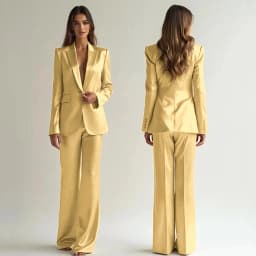 Luxury High Quality Women's Suit One Button 2 Piece Jacket Pants Female Clothing Slim Fit Smart Office Banquet Lady Blazer Set