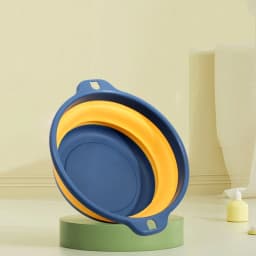 Portable Foldable Laundry Basin Plastic Travel Folding Wash Basin Safe Durable Foldable Wash Basin Bathroom Household Supplies