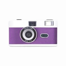 Vintage Retro 35mm Reusable Film Camera Fixed Focus Lens Manual Film Winding and Rewinding Built-in Flash Non Disposable Camera