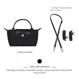 Havredeluxe Suitable for Longchamp mini dumpling bag shoulder strap crossbody strap replacement accessories