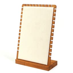 1Pc Solid Wood Jewelry Display Stand Necklace Showcase Holder Pendant Long Chain Handing Organizer Holder For Necklaces