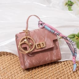 Light Luxury High-end Coin Purses Fashionable Exquisite Bag Accessories New Silk Scarf Bracelet Portable Mini Keychain Pendants