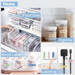 Niimbot D11/D101/D110 Transparent Label Printing Paper Name Sticker Waterproof Self-adhesive Cartoon Label Paper