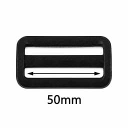 30/50/100Pcs Plastic Adjust Buckles 20-50mm Black Tri-Glide Slider Clasp Bag Strap Dog Collar Hook Webbing Belt Loop Accessories