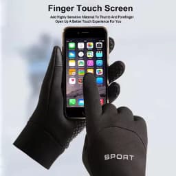 Winter Warm Gloves Touch Screen Windproof Cold-proof Cycling Gloves, Men's Women's Running, Hiking Skiing Gloves